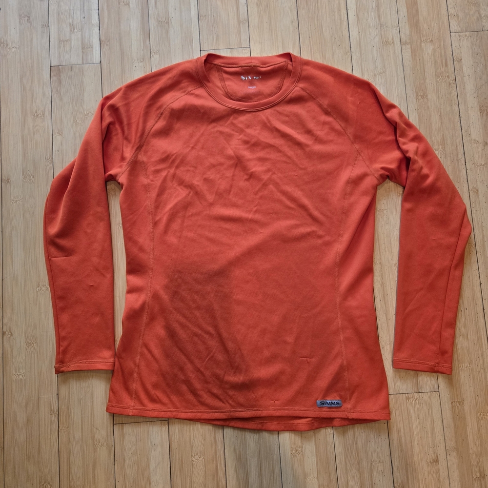 Simms Womens Lightweight Baselayer Long Sleeve Shirt